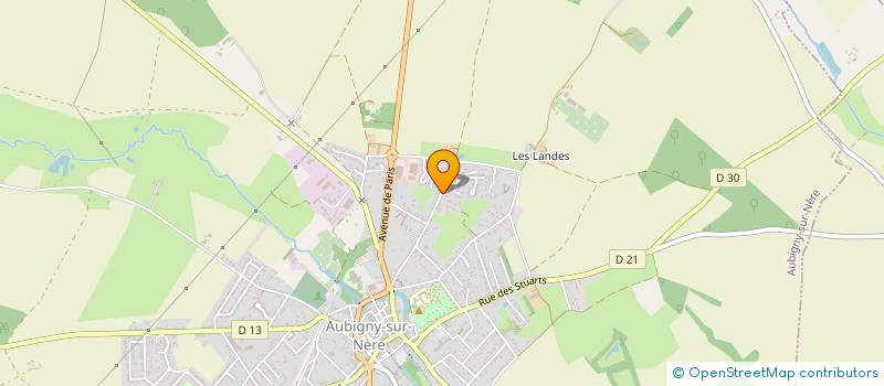 localisation de l'entreprise MONSIEUR MAURICE DELATTE  AUBIGNY-SUR-NERE