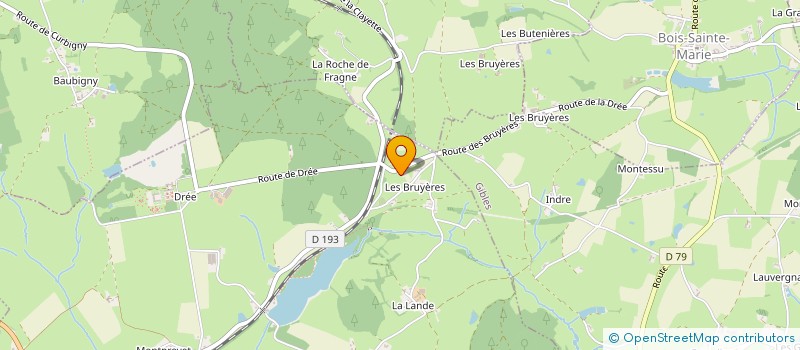 localisation de l'entreprise MONSIEUR MAURICE DELHOMME à GIBLES