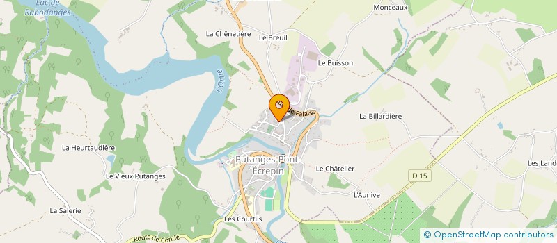localisation de l'entreprise MONSIEUR MAURICE DELHOPITAL à PUTANGES-LE-LAC