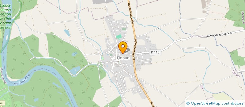 localisation de l'entreprise MONSIEUR MAURICE DELJOUGLA  FINHAN