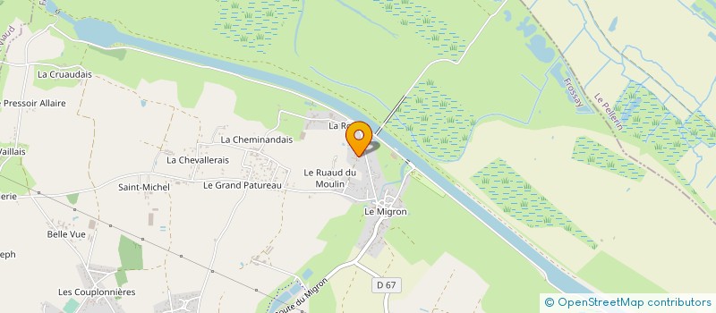 localisation de l'entreprise MONSIEUR MAURICE DELORME à FROSSAY