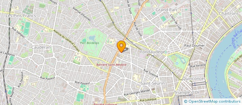 localisation de l'entreprise MONSIEUR MAURICE DELORME à BORDEAUX