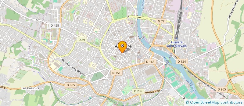 localisation de l'entreprise MONSIEUR MAURICE DEMELAIS à AUXERRE