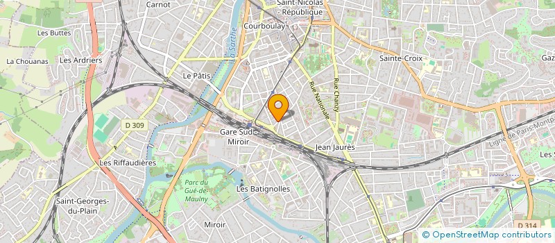 localisation de l'entreprise MONSIEUR MAURICE DENIAU  LE MANS