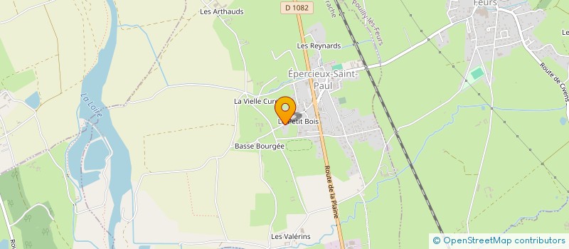 localisation de l'entreprise MONSIEUR MAURICE DEPALLE  EPERCIEUX-SAINT-PAUL