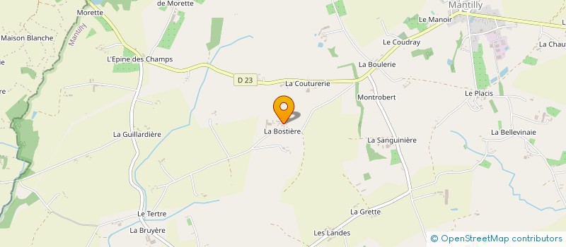 localisation de l'entreprise MONSIEUR MAURICE DEPARIS à MANTILLY
