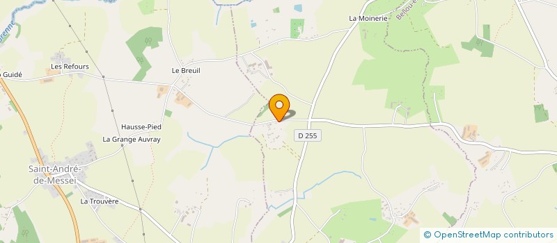 localisation de l'entreprise MONSIEUR MAURICE DESAUNAY à SAIRES-LA-VERRERIE