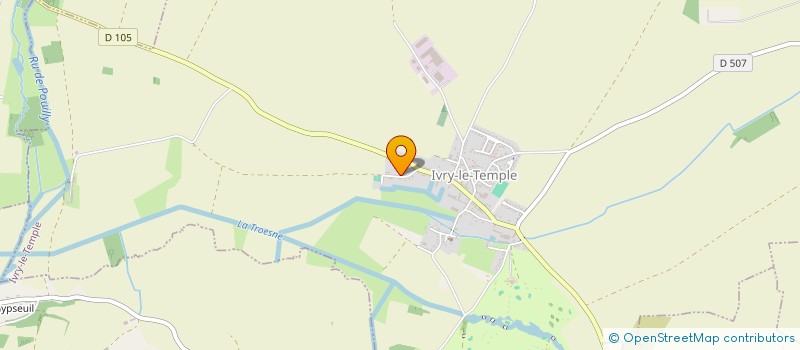 localisation de l'entreprise MONSIEUR MAURICE DESCHAMPS  IVRY-LE-TEMPLE