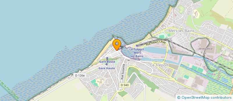 localisation de l'entreprise MONSIEUR MAURICE DESHERBAIS  LE TREPORT