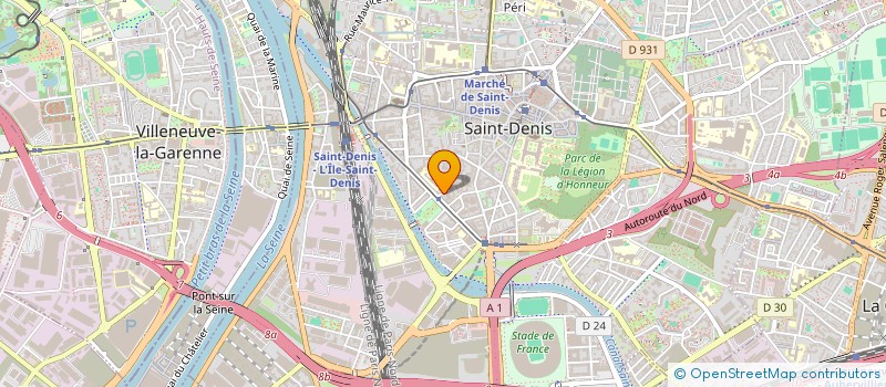 localisation de l'entreprise MONSIEUR MAURICE DESJARDINS à SAINT-DENIS