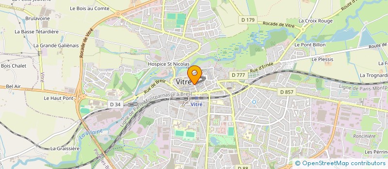 localisation de l'entreprise MONSIEUR MAURICE DESSOMMES  VITRE