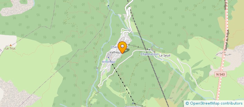 localisation de l'entreprise MONSIEUR MAURICE DETRE à MODANE