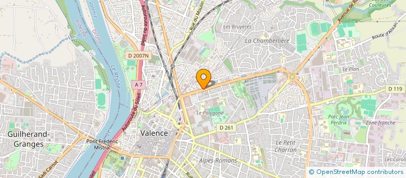 localisation de l'entreprise MONSIEUR MAURICE DIEN à VALENCE