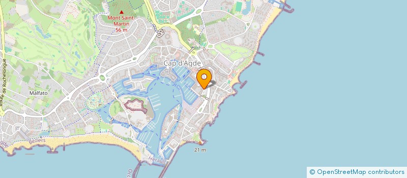 localisation de l'entreprise MONSIEUR MAURICE DONAT  AGDE