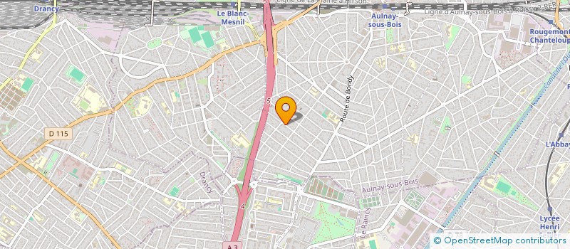 localisation de l'entreprise MONSIEUR MAURICE DOUBLOT  AULNAY-SOUS-BOIS