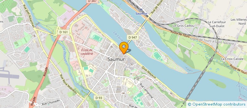 localisation de l'entreprise MONSIEUR MAURICE DOURLET à SAUMUR