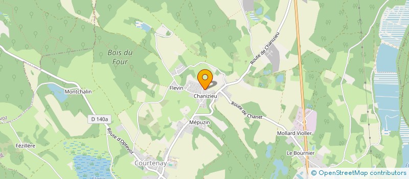 localisation de l'entreprise MONSIEUR MAURICE DREVET  BRANGUES