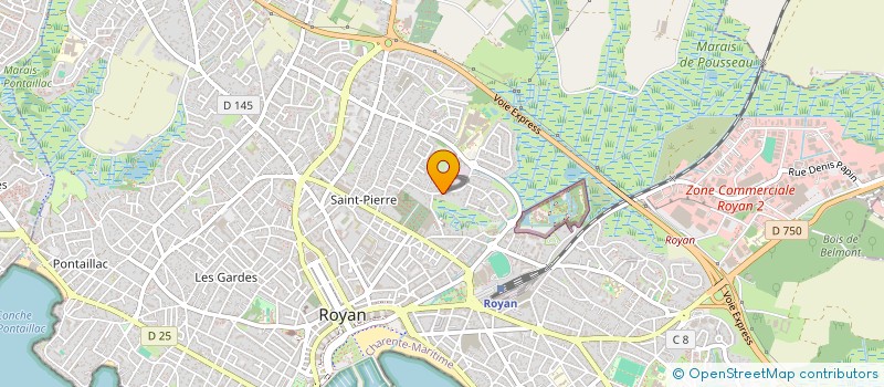 localisation de l'entreprise MONSIEUR MAURICE DUBEYLE  ROYAN