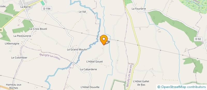 localisation de l'entreprise MONSIEUR MAURICE DUBOURG à LE MESNIL-EURY