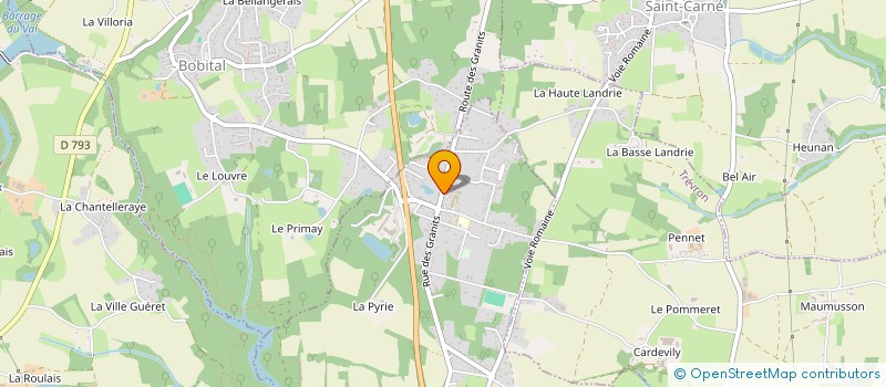 localisation de l'entreprise MONSIEUR MAURICE DUBREUIL  BRUSVILY