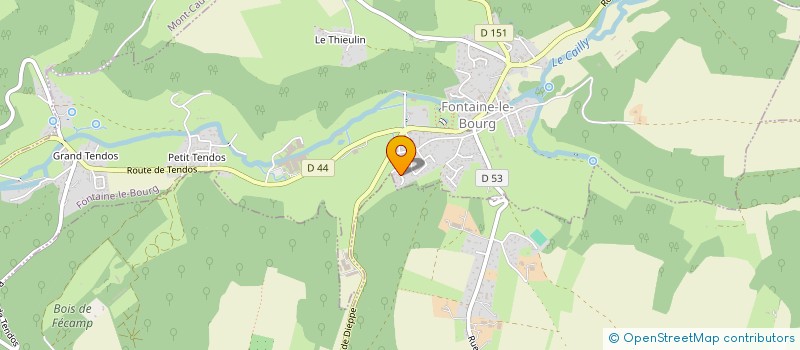 localisation de l'entreprise MONSIEUR MAURICE DUBUC  FONTAINE-LE-BOURG