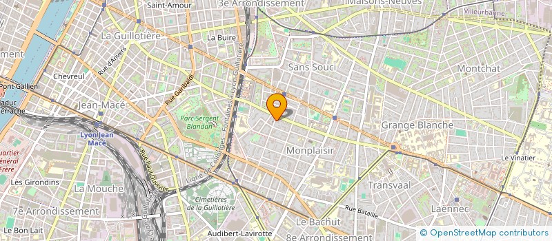 localisation de l'entreprise MONSIEUR MAURICE DUCLOT  LYON