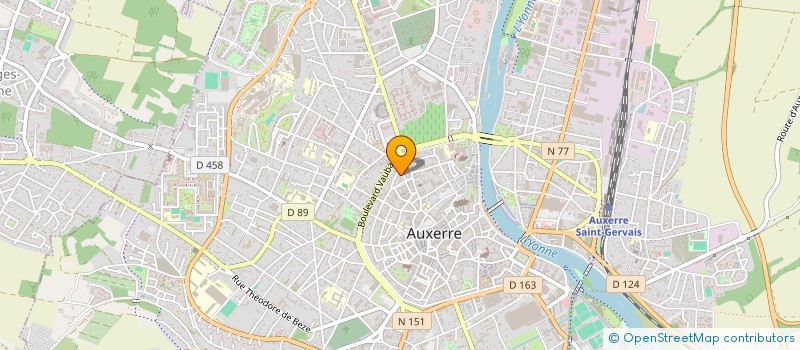 localisation de l'entreprise MONSIEUR MAURICE DUEZ à AUXERRE