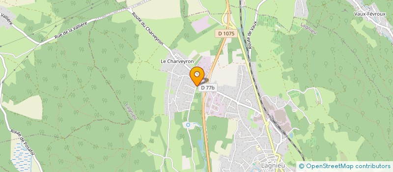 localisation de l'entreprise MONSIEUR MAURICE DUMAINE  LAGNIEU