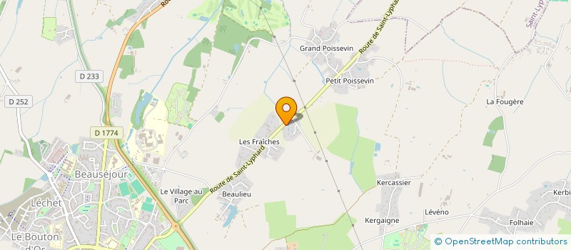 localisation de l'entreprise MONSIEUR MAURICE DUPAU  GUERANDE