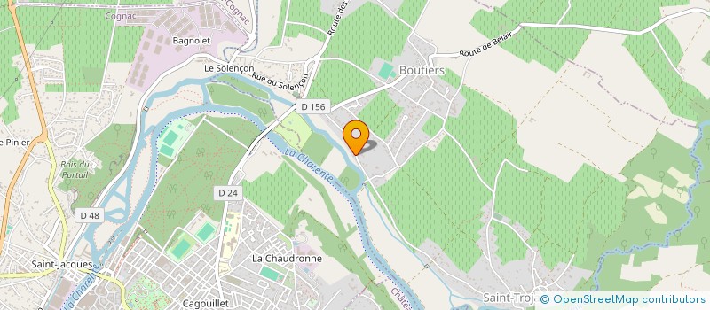 localisation de l'entreprise MONSIEUR MAURICE DUPONT à BOUTIERS-SAINT-TROJAN
