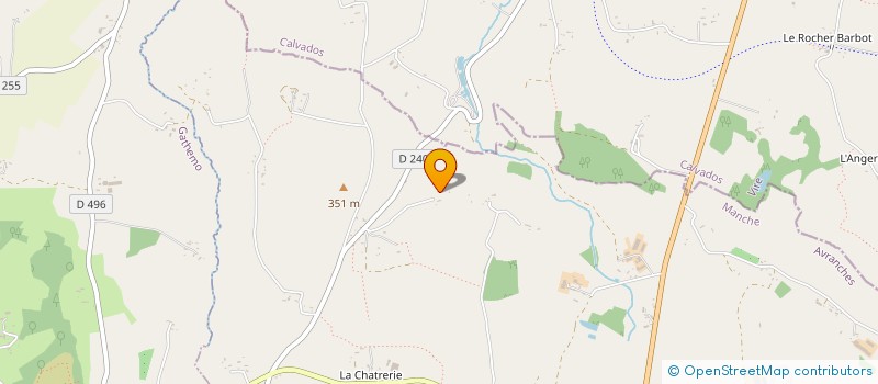 localisation de l'entreprise MONSIEUR MAURICE DUPONT à SOURDEVAL