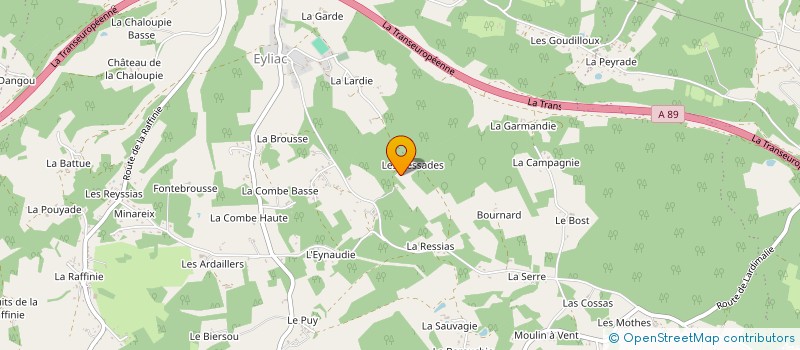 localisation de l'entreprise MONSIEUR MAURICE DURAND  BASSILLAC ET AUBEROCHE