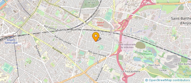 localisation de l'entreprise MONSIEUR MAURICE DUSSINE à ANGERS