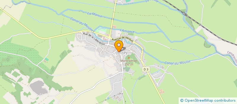 localisation de l'entreprise MONSIEUR MAURICE ECHILLEY  JUSSEY