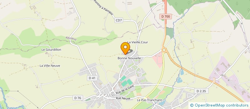 localisation de l'entreprise MONSIEUR MAURICE ECOBICHON  UZEL