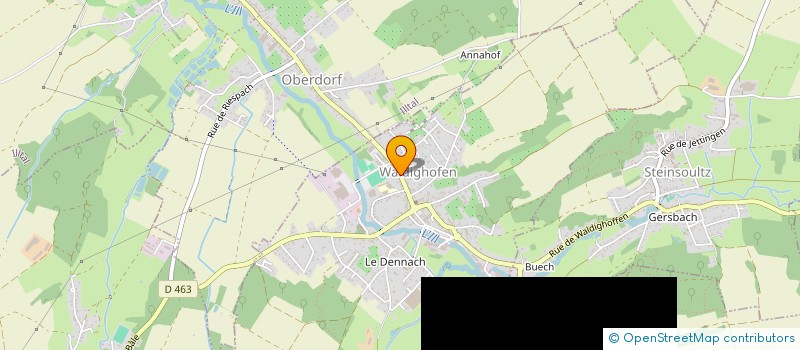 localisation de l'entreprise MONSIEUR MAURICE EGGENSPIELER  WALDIGHOFEN