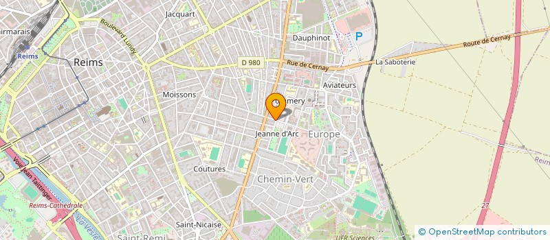 localisation de l'entreprise MONSIEUR MAURICE ELARD à REIMS