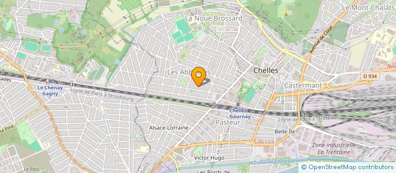 localisation de l'entreprise MONSIEUR MAURICE ENFRUN  CHELLES