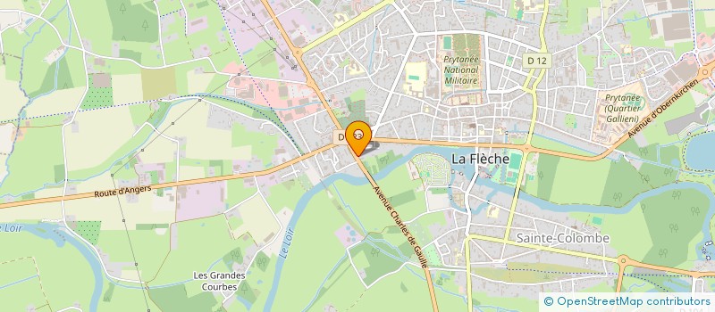 localisation de l'entreprise MONSIEUR MAURICE ESNAULT  LA FLECHE