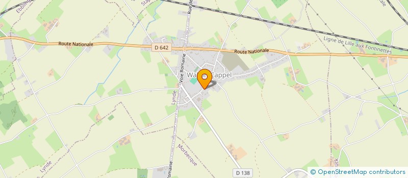 localisation de l'entreprise MONSIEUR MAURICE EVERAERE  WALLON-CAPPEL