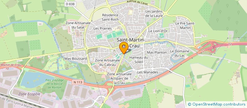 localisation de l'entreprise MONSIEUR MAURICE EYNAUD à SAINT-MARTIN-DE-CRAU