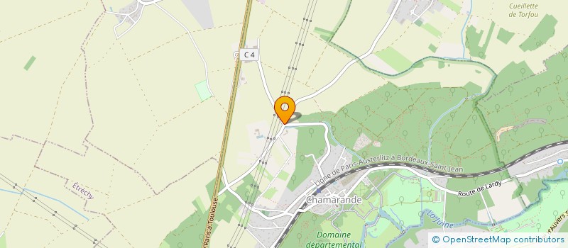 localisation de l'entreprise MONSIEUR MAURICE FAGUERET  CHAMARANDE