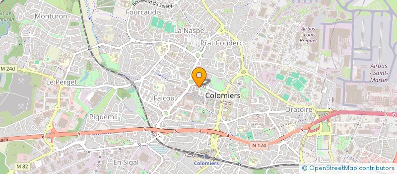 localisation de l'entreprise MONSIEUR MAURICE FAUVEL à COLOMIERS