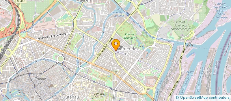 localisation de l'entreprise MONSIEUR MAURICE FAUVET à STRASBOURG