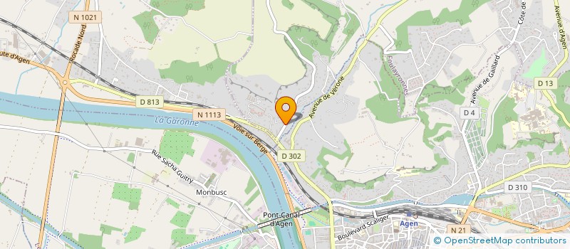 localisation de l'entreprise MONSIEUR MAURICE FAVA  FOULAYRONNES