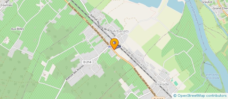 localisation de l'entreprise MONSIEUR MAURICE FEBVRE  ARBANATS