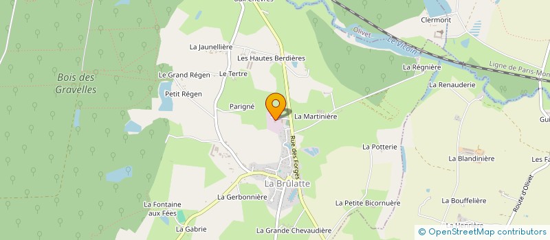 localisation de l'entreprise MONSIEUR MAURICE FERRE à LA BRULATTE