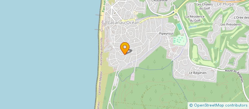localisation de l'entreprise MONSIEUR MAURICE FERRON  LACANAU