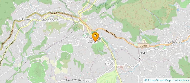 localisation de l'entreprise MONSIEUR MAURICE FIORUCCI  CHATEAUNEUF-GRASSE