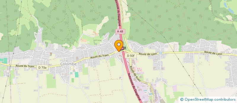 localisation de l'entreprise MONSIEUR MAURICE FLEURY  COLOMBE